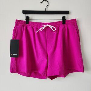 NWT LULULEMON PUHL Pink Swim Pool Short 5" Lined Men's XXL
